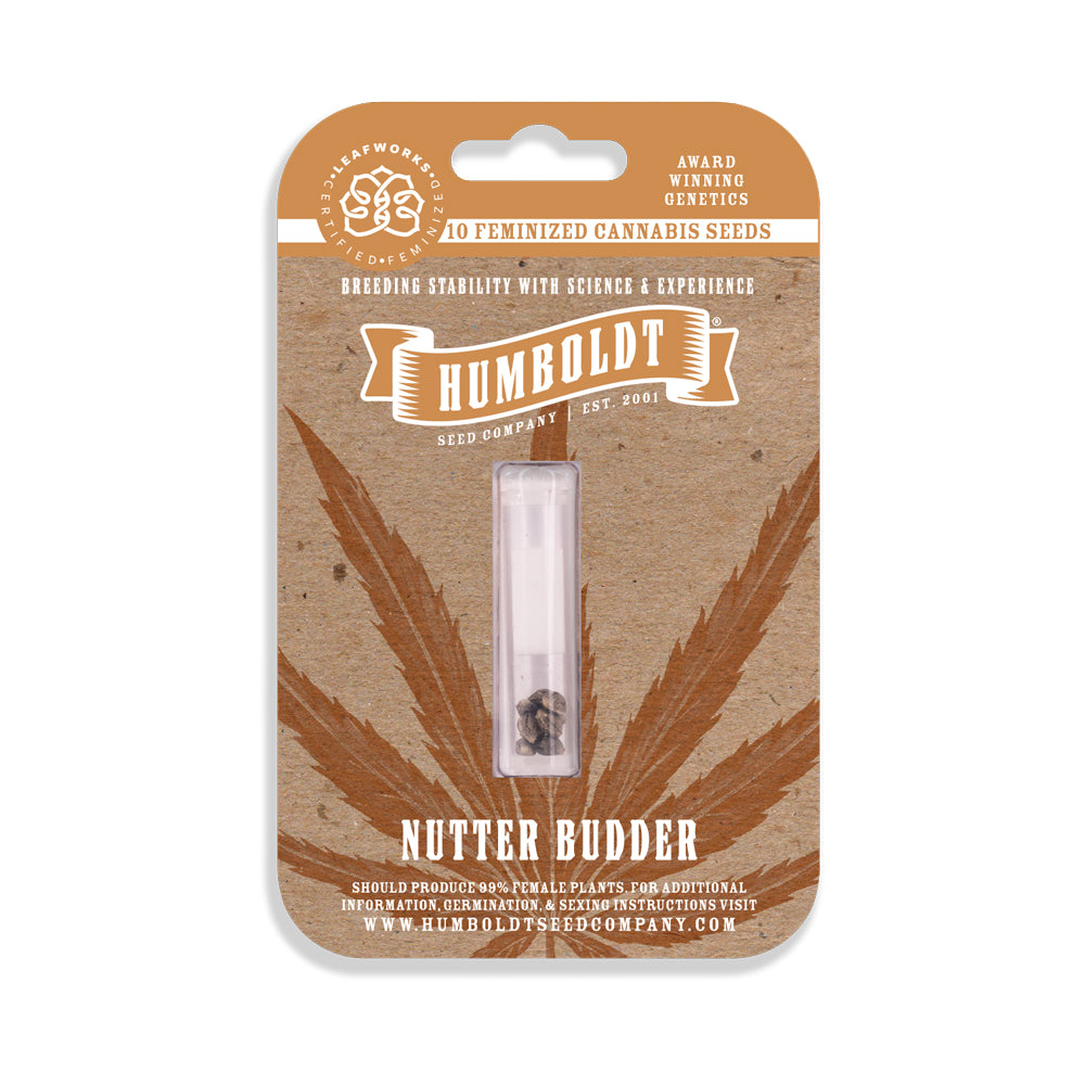 a packaged package of a nutter budder