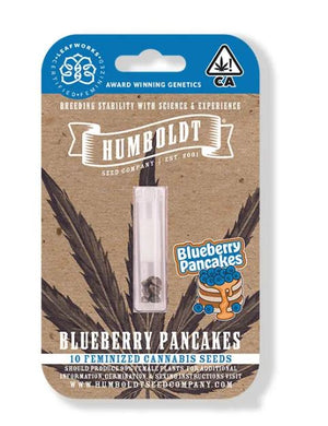 a packaged package of blueberry pancakes