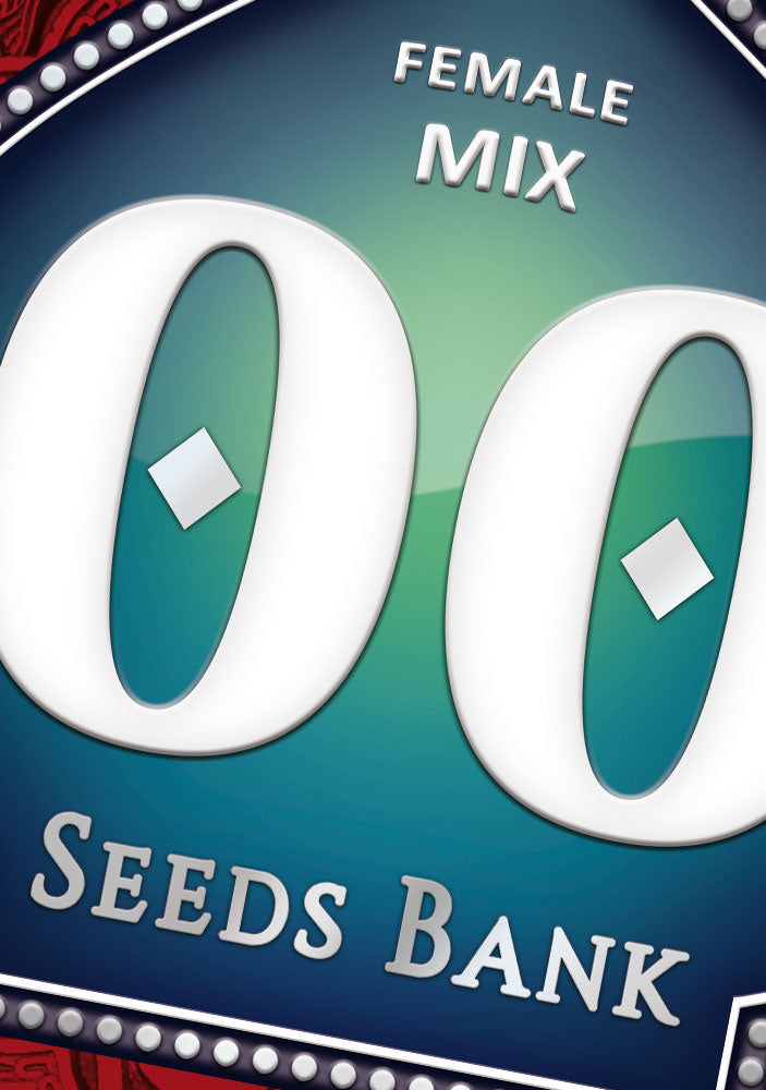 a close up of a seed bank sign