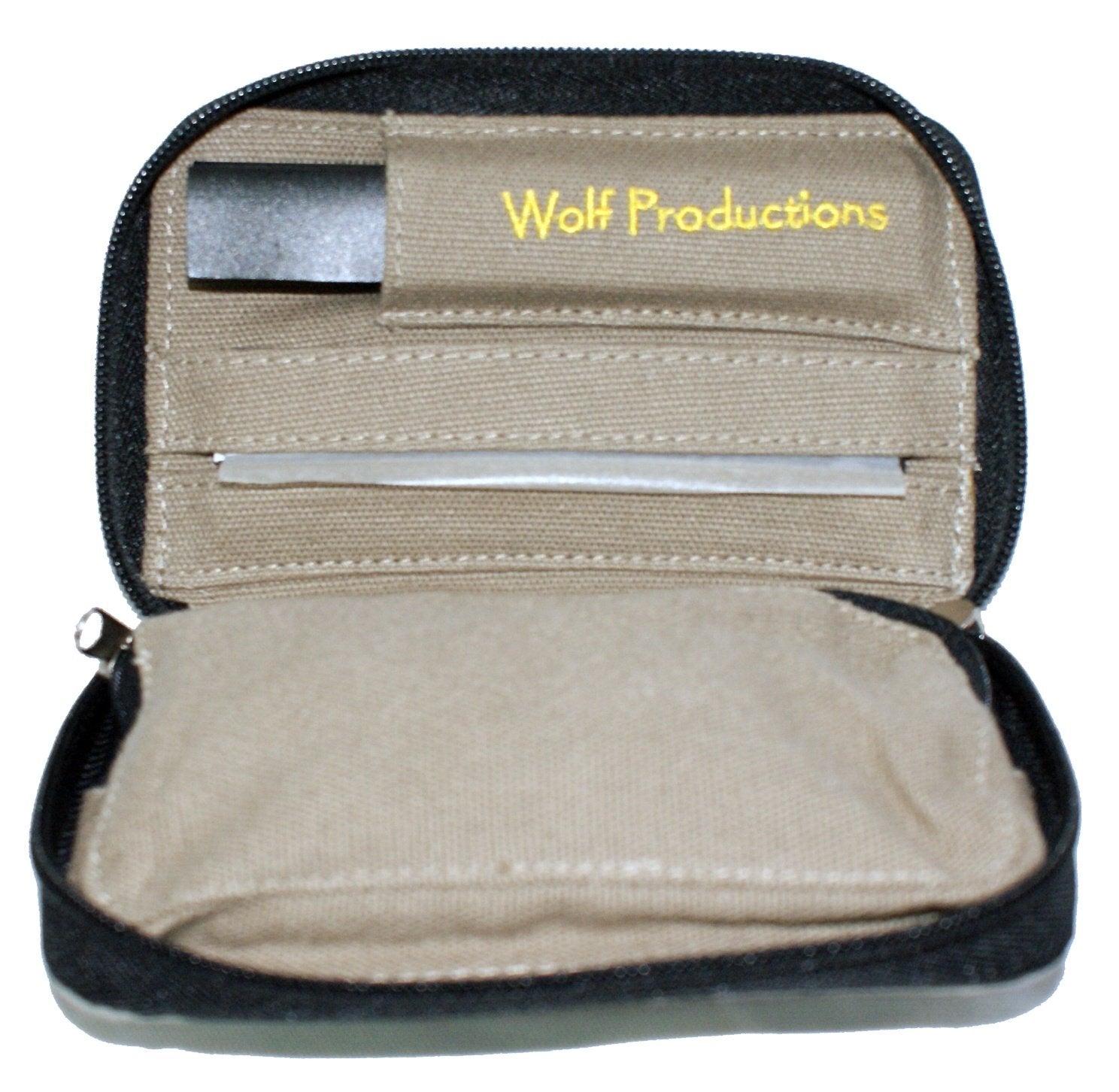 Wolf Medium Hemp Rolling Kit GREY (14cm x 9cm x 2.5cm)
