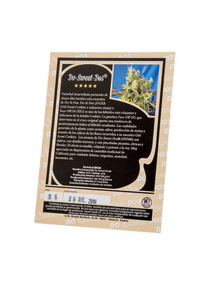 the back of a dvd case with a picture of a palm tree