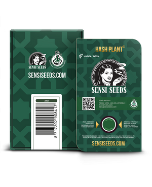 a package of mash plant seeds on a black background