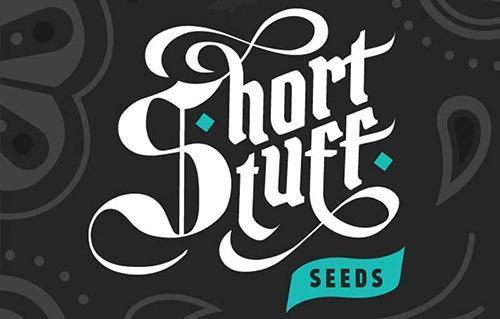 a black and white poster with the words short stuff seeds