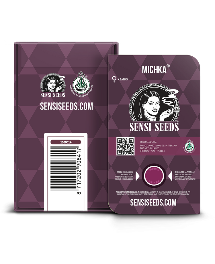 a bag of seeds with a label on it