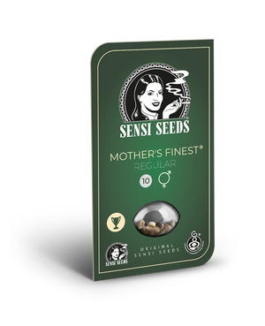 a box of seeds with a woman's face on it