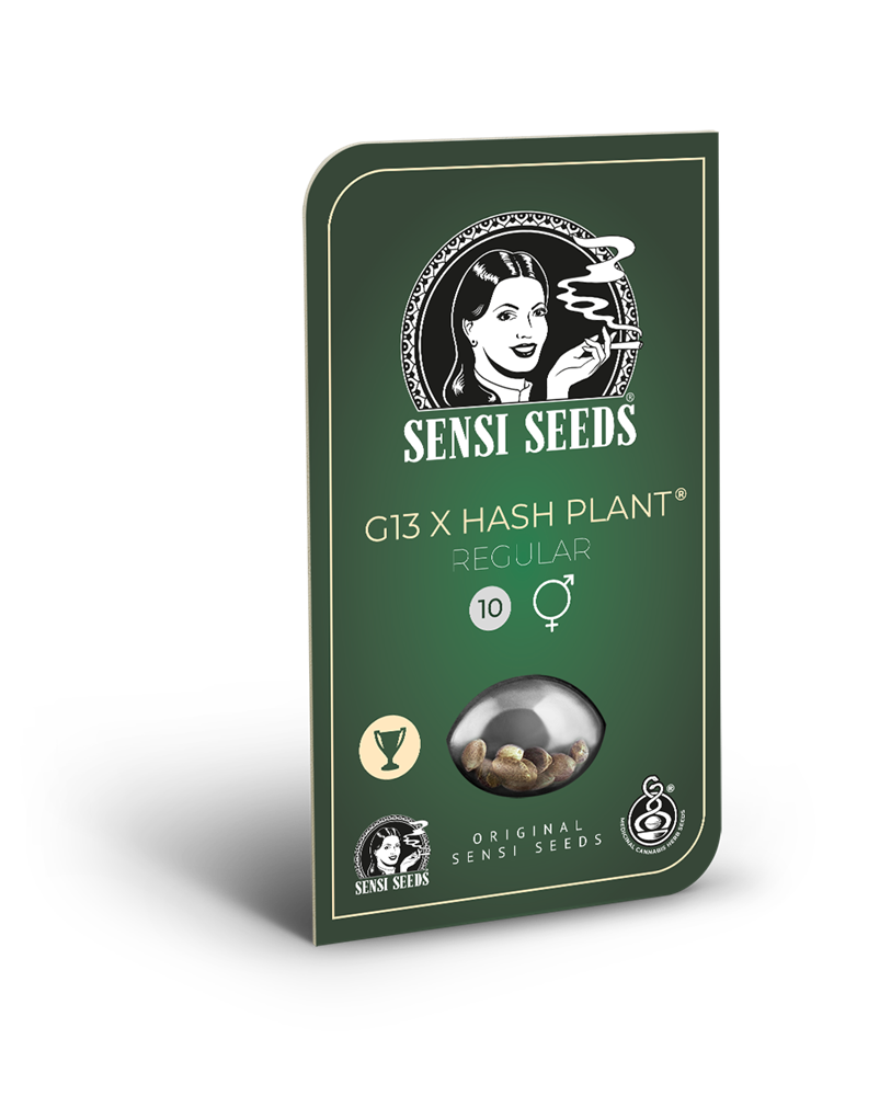 a box of seeds with a woman's face on it