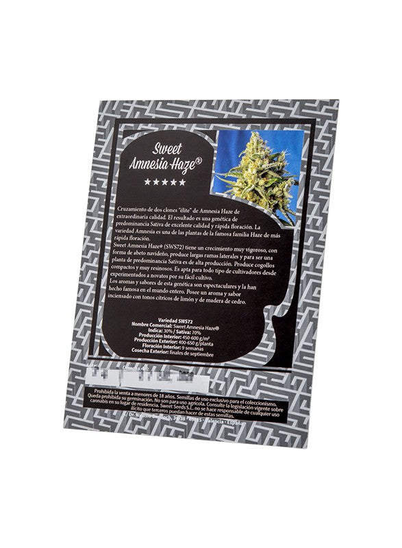 a card with a picture of a marijuana plant