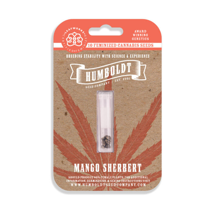 a packaged package of the hempot mano sherbet
