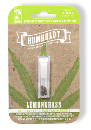 a package of lemongrass seeds