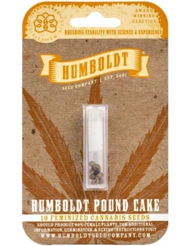 a packaged package of humbold pound cake