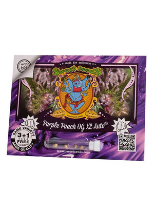 a package of purple punch with a picture of an elephant