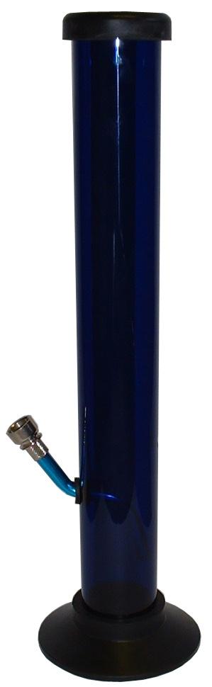Acrylic 38cm Straight Pipe Bong Wide