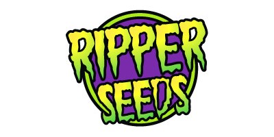 a purple and green logo with the words ripper seeds