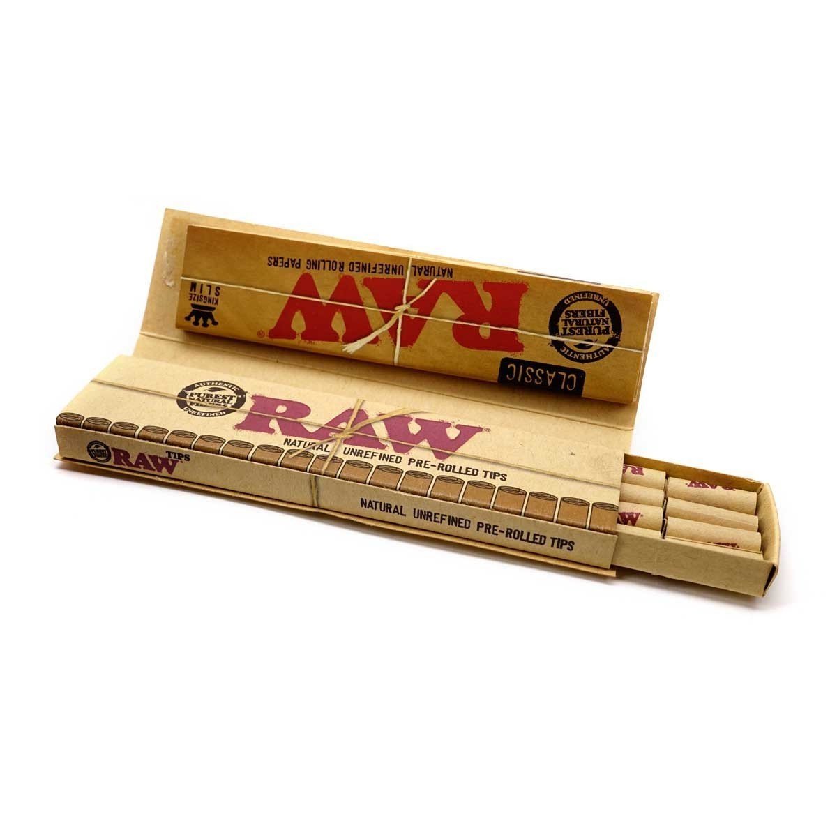 Raw Connoisseur Kingsize Slim Papers & Tips
