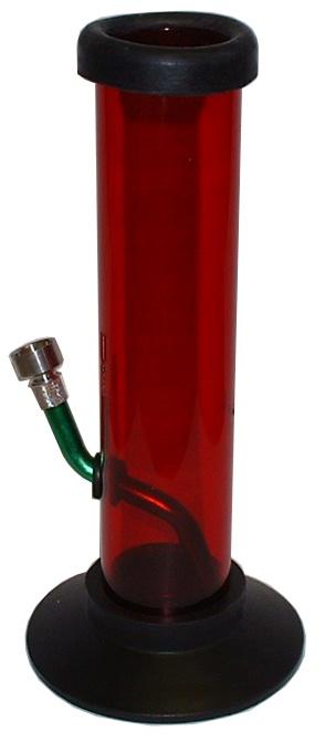 Acrylic 23cm Straight Pipe Bong Wide