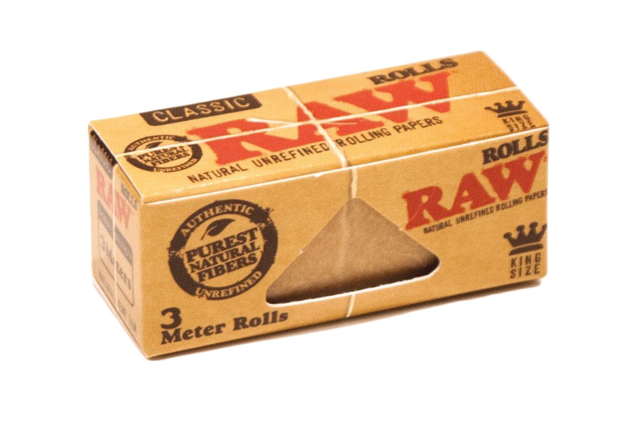 Raw Natural Unbleached 3m Rolls