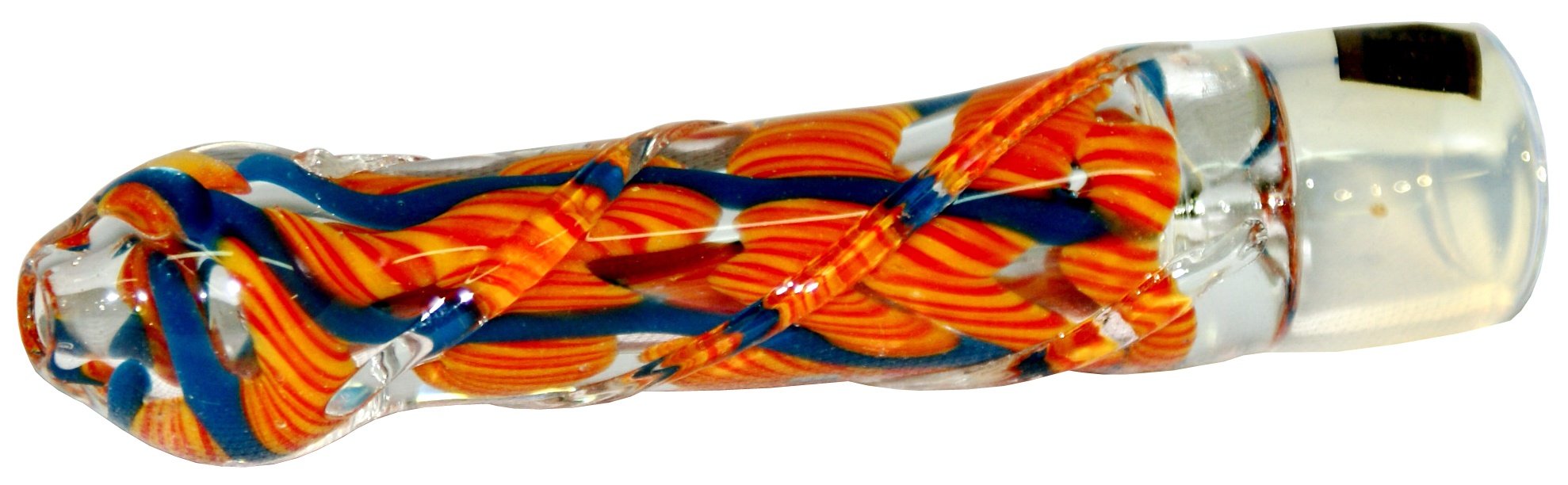 Glass Coloured Chilum 3" Assorted Designs