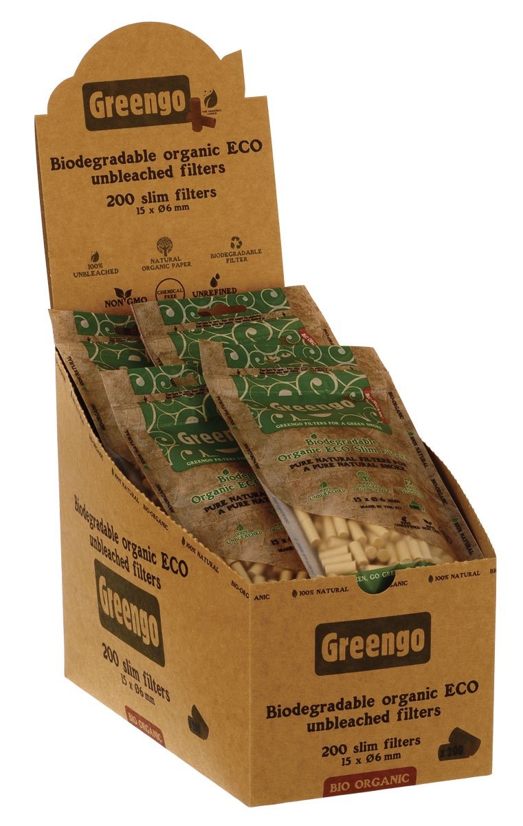 GREENGO Biodegradable Eco Slim Filter Tips