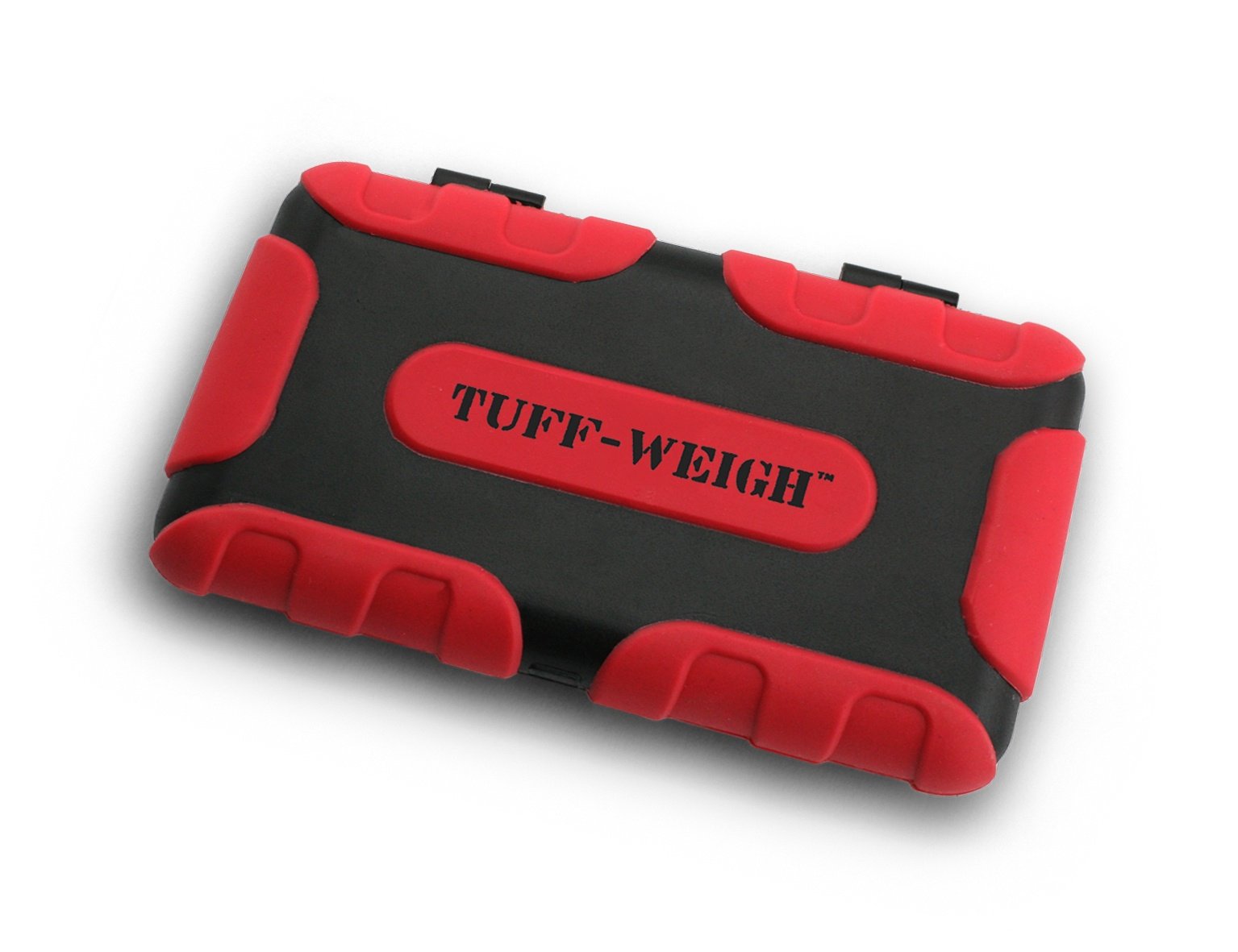 Tuff-Weigh (100g x 0.01g) Impact Resistant Scale with Rubber Grips - RED