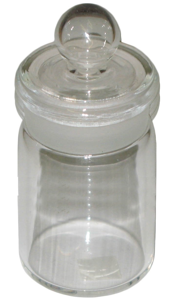 MEDIUM Size Glass Jar 94mm H x 35mm