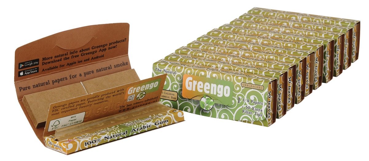 GREENGO 2 in 1 1 1/4 Papers & Filter Tips