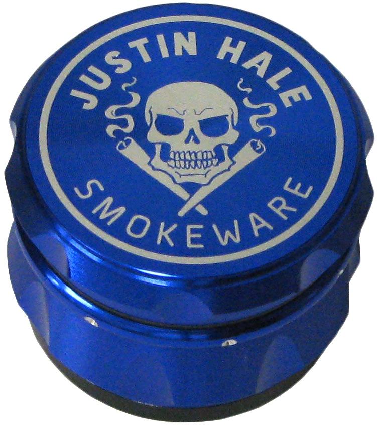 Justin Hale 4-part 50mm GRIPPA Grinder BLUE