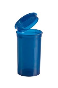 BLUE TRANSLUCENT Pop Top Bottle 30 Dram (7gms)
