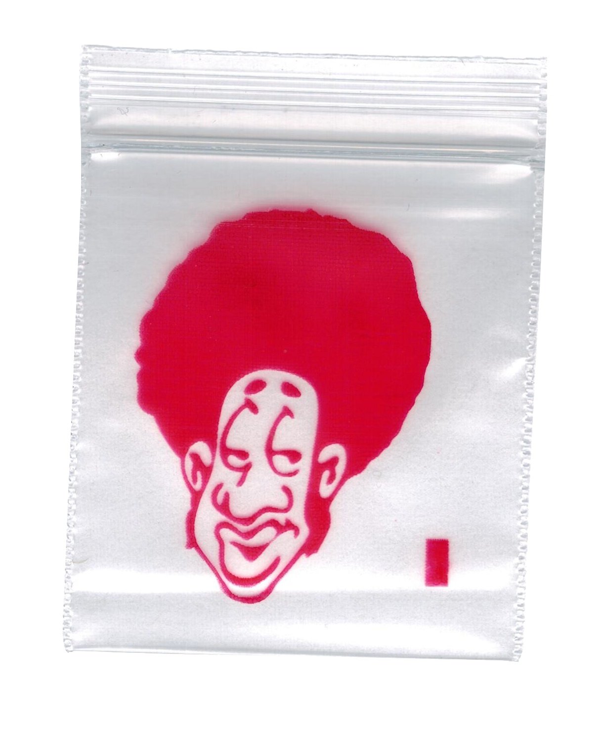 4 x 4cm Bag - Afro Man