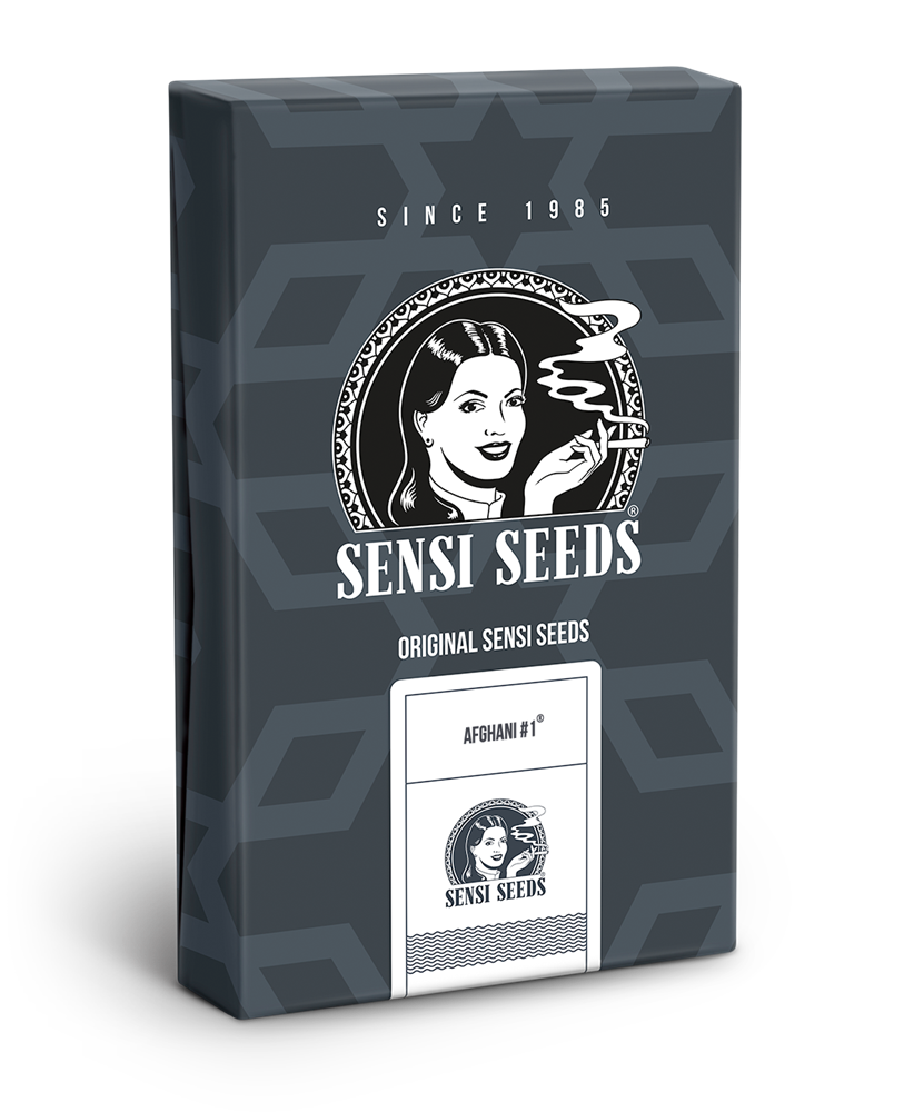 a box of seeds with a woman's face on it