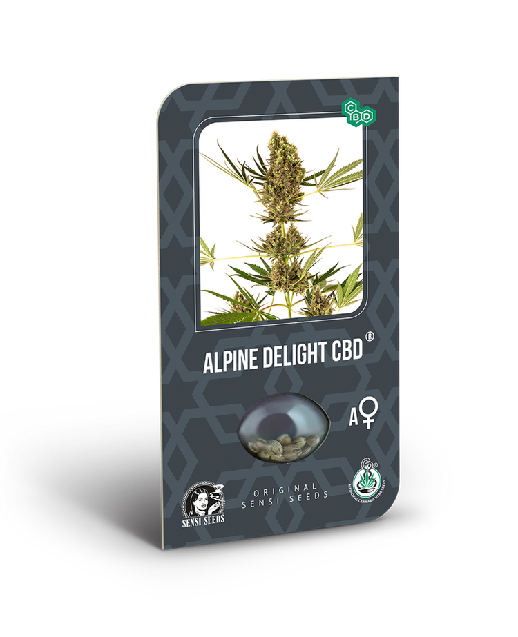 a package of alpine delight cbd