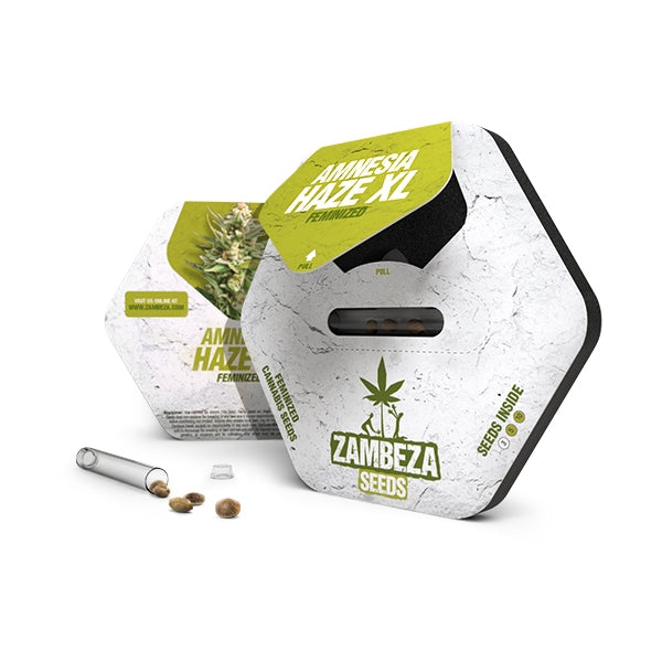 a white box with a marijuana flavor inside of it