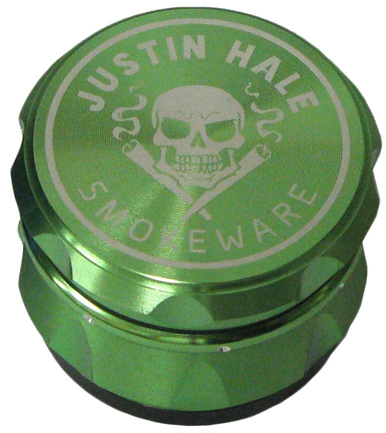 Justin Hale 4-part 50mm GRIPPA Grinder GREEN