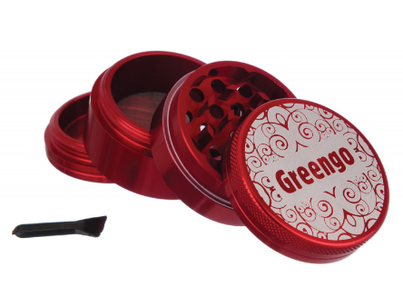 GREENGO Grinder 4 part 63mm Red