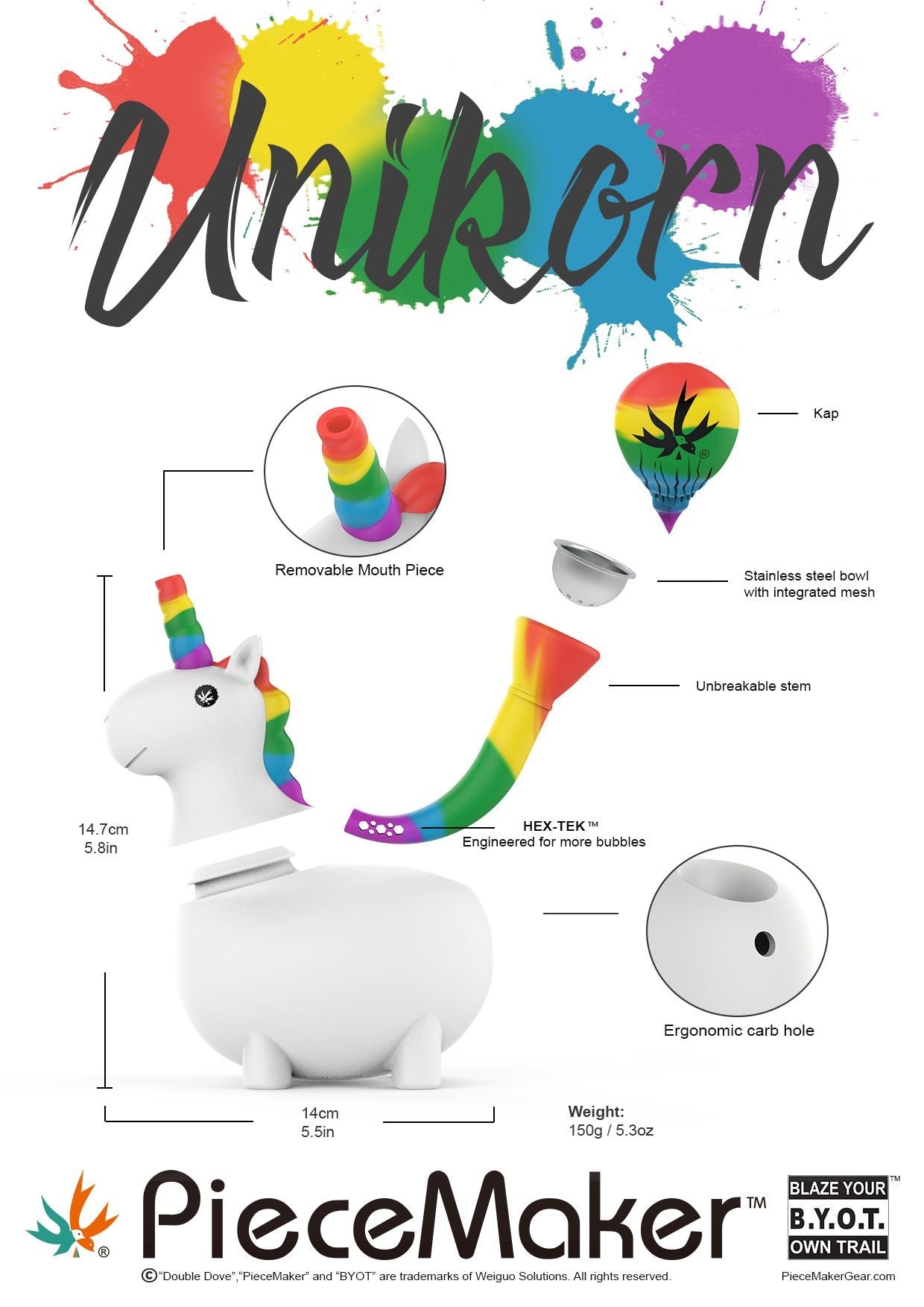 PieceMaker Unikorn - Rainbow