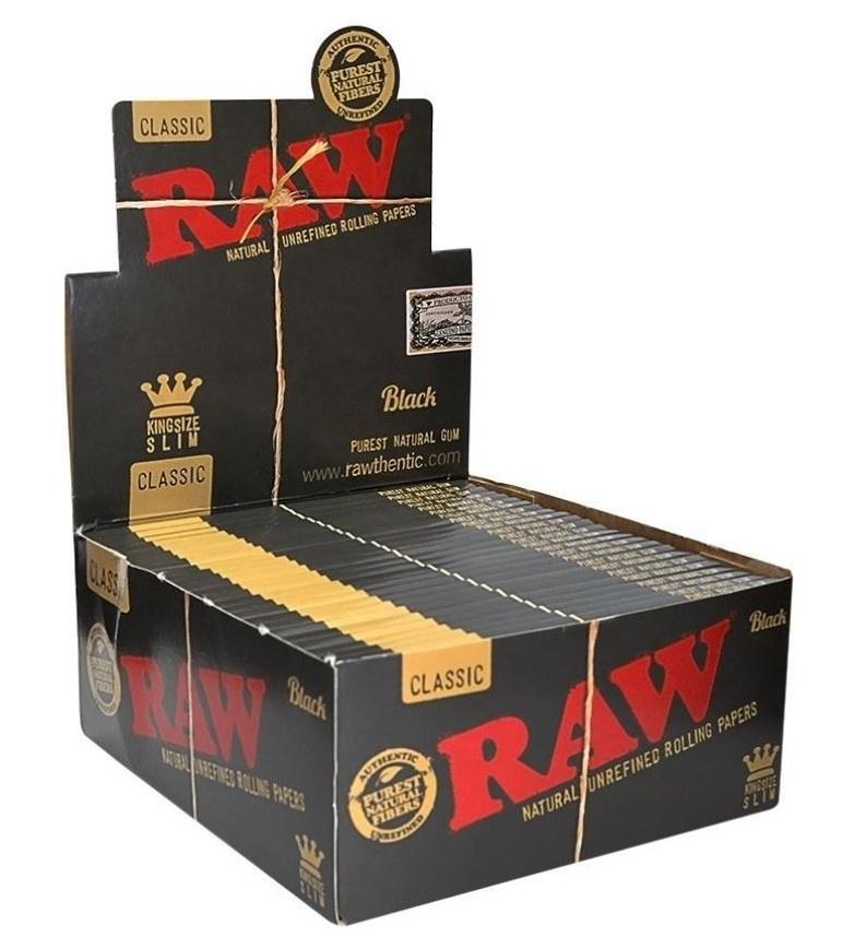 Raw Black Kingsize Classic Rolling Papers