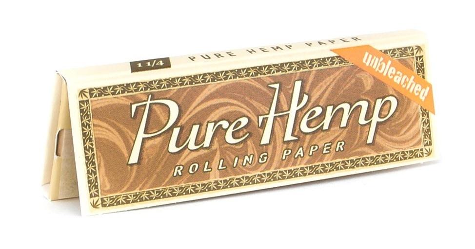 Pure Hemp Unbleached 1 1/4 Papers