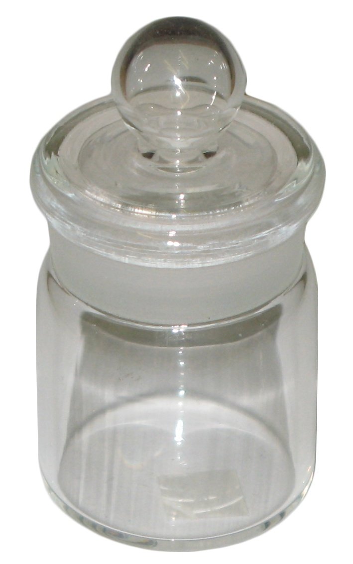 SMALL Glass Jar 67mm H x 35mm