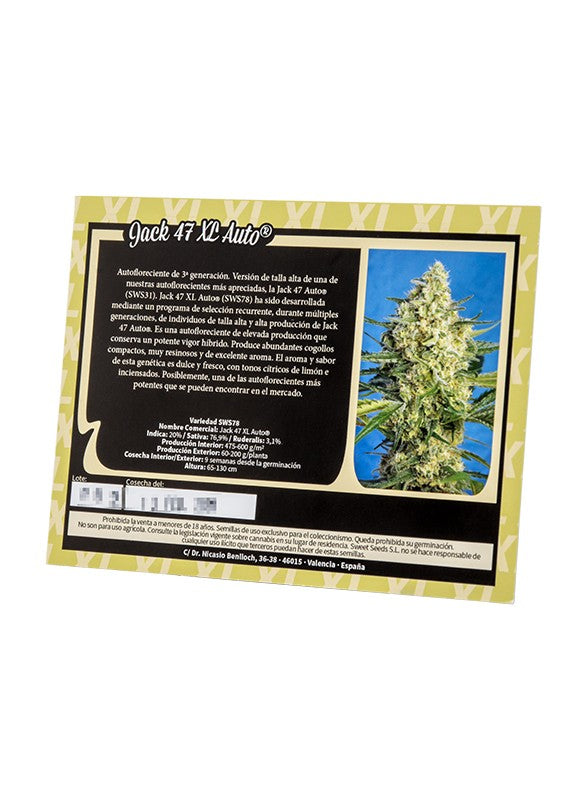 a card with a picture of a marijuana plant