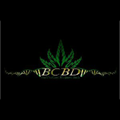 a black background with a green marijuana leaf