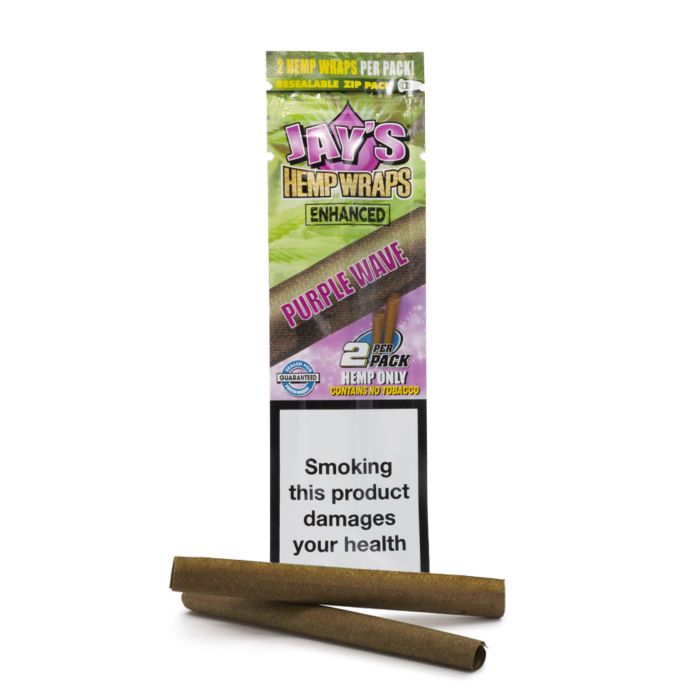 Juicy Jays Purple Wave Blunt Hemp Wraps (Tobacco Free)